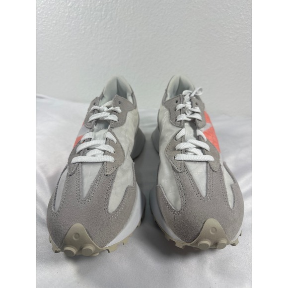 New Balance 327 Sea Salt Bright Orange MS327SS Mens Size 9 Lifestyle Sneakers - Picture 3 of 8